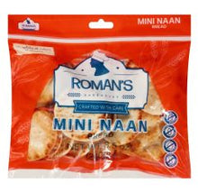 Wholesale Roman's Bakehouse Naan Mini Vegan 240 g- Bulk