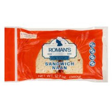 Wholesale Roman's Bakehouse Sandwich Naan Vegan 360 g- Bulk