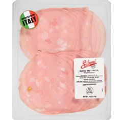 Wholesale Salumi Italiani Mortadella With Pistachios Sliced 4 Oz- Bulk
