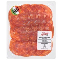 Wholesale Salumi Italiani Hot Soppressata Sliced 4 Oz- Bulk