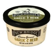 Wholesale New Bridge Garlic & Herbs Cheese Spread 8 Oz- Bulk
