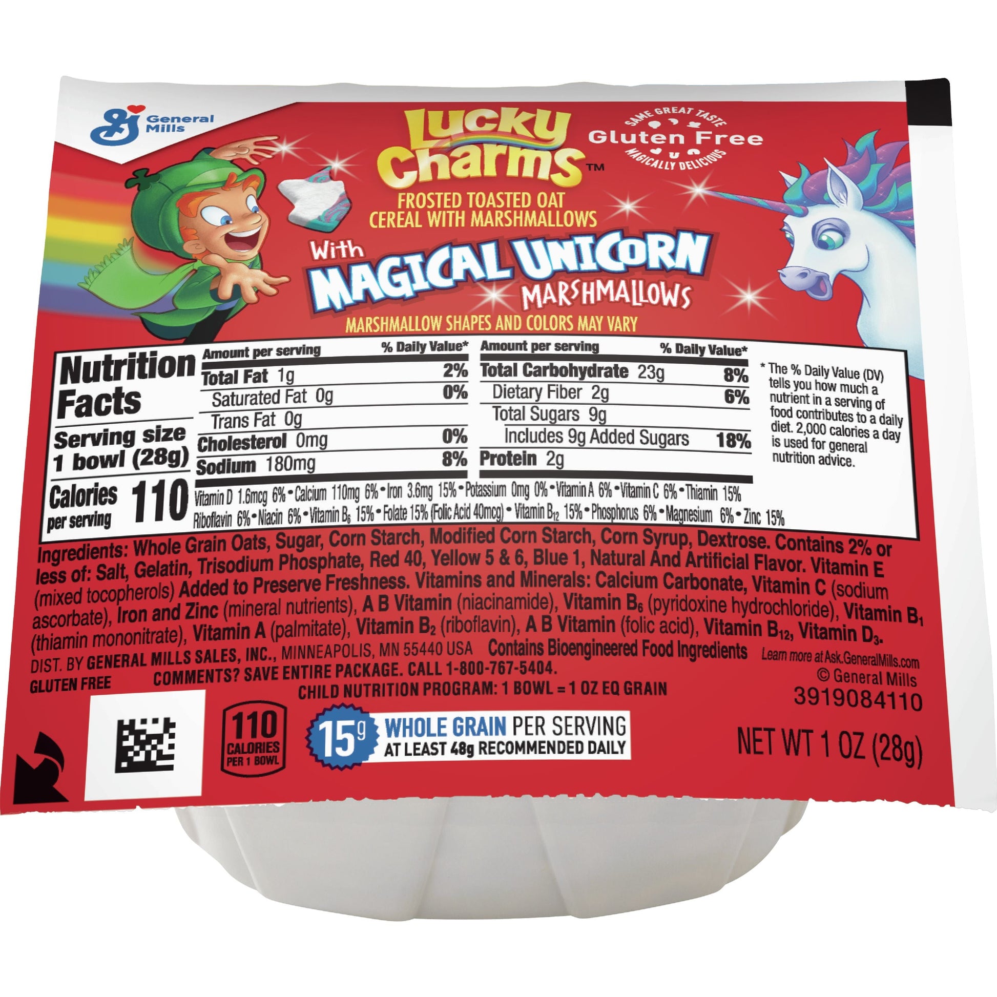 Wholesale General Mills Case Lucky Charms Cereal Bowlpak- Bulk