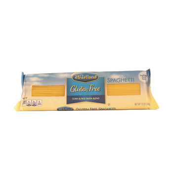 Wholesale Heartland Gluten Free Spaghetti Pasta 12oz- Bulk