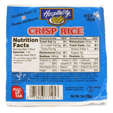 Wholesale Hospitality Case Crisp Rice Cereal Bowl- Bulk
