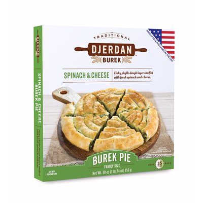 Wholesale Djerdan Spinach and Cheese Burek 850g box- Bulk