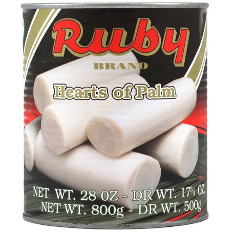 Wholesale Ruby Brazilian Hearts Of Palm | 28 oz- Bulk