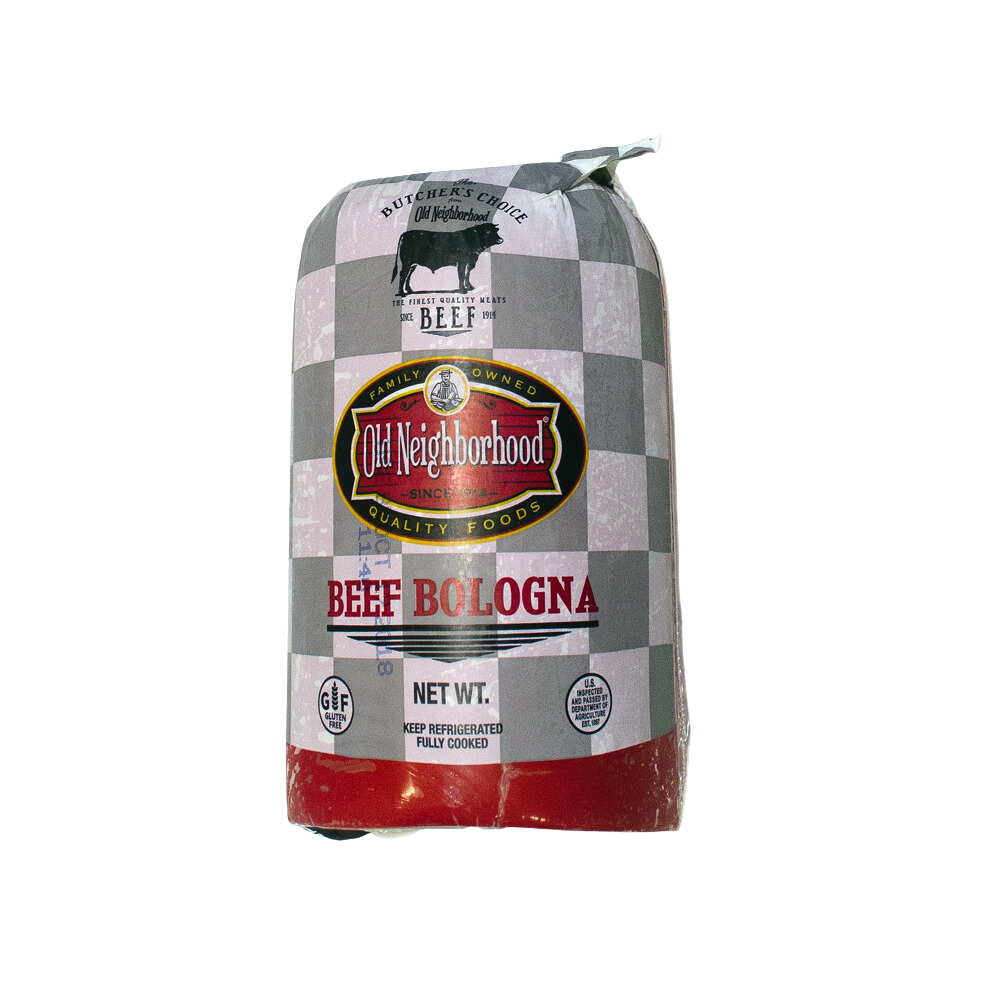 Wholesale Old Neighborhd Case Beef Bologna- Bulk
