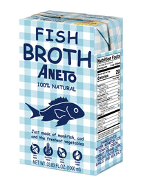 Wholesale Aneto Fish Broth 34Oz- Bulk