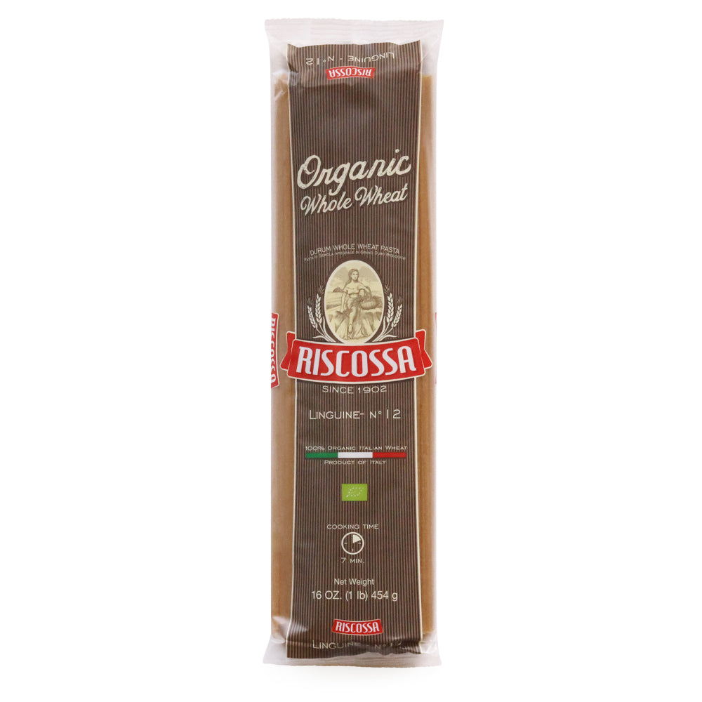 Wholesale Riscossa Case Organic Whole Wheat Linguine Pasta- Bulk