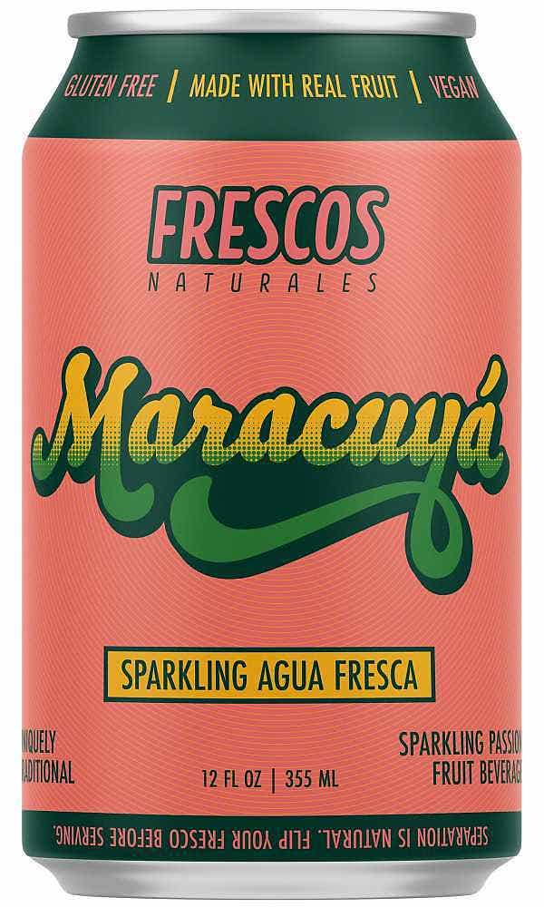 Wholesale Frescos Naturales Passion Fruit Sparkling Water 12 Oz- Bulk