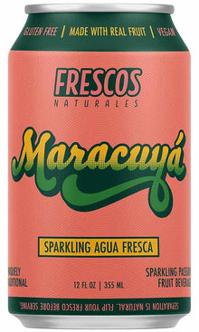 Wholesale Frescos Naturales Passion Fruit Sparkling Water 12 Oz- Bulk