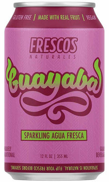 Wholesale Frescos Naturales Guava Sparkling Water 12 Oz- Bulk