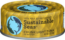 Wholesale Sustainable Seas Chunk Light Tuna in Water 5oz 12ct-12.0ct Case Bulk
