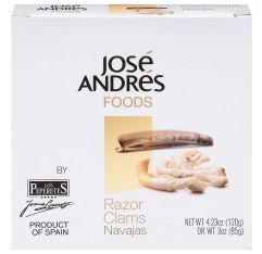 Wholesale José Andrés Razor Clams 4.23 Oz- Bulk