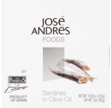Wholesale José Andrés Sardines In Olive Oil 4.23 Oz- Bulk