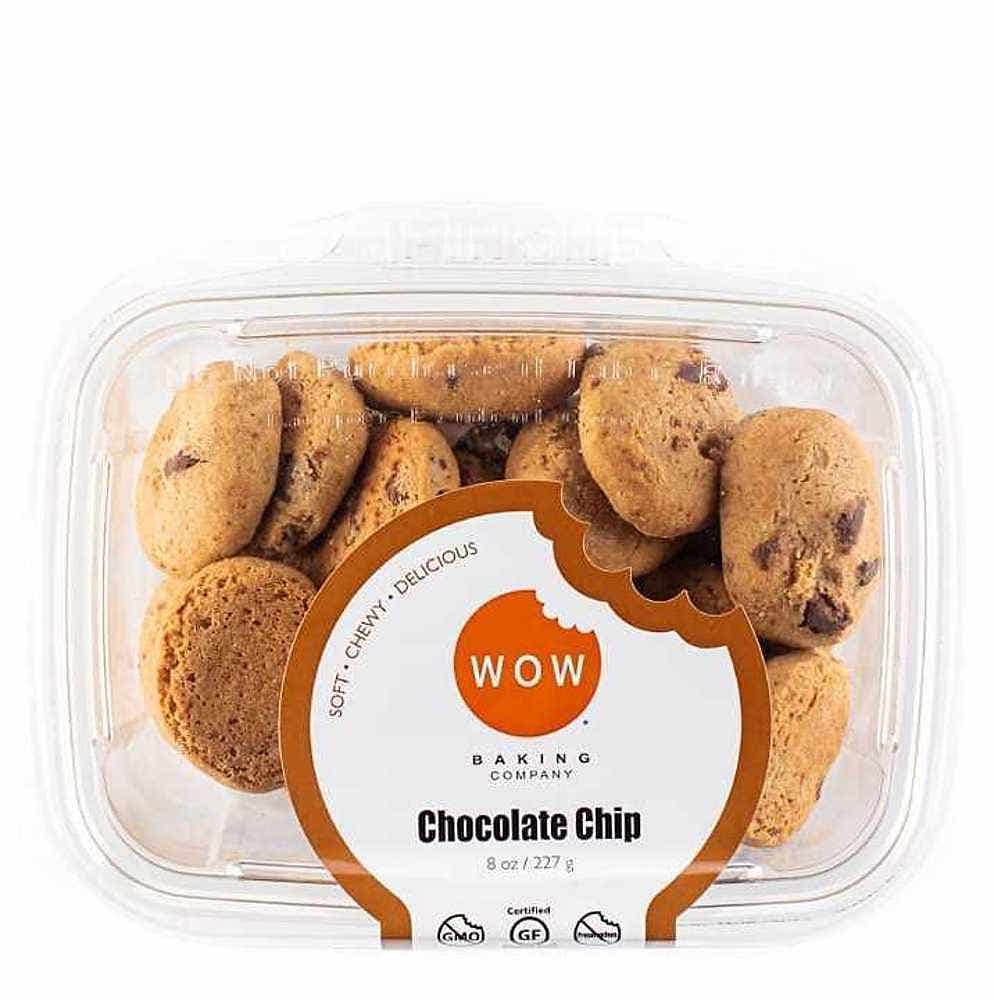 Wholesale Wow Baking Company Chocolate Chip Cookie Tub Gluten Free 8 Oz- Bulk
