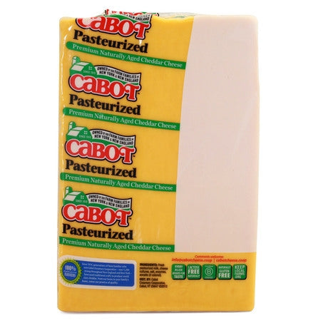 Wholesale Cabot Case Yellow Mild Cheddar Cheese- Bulk