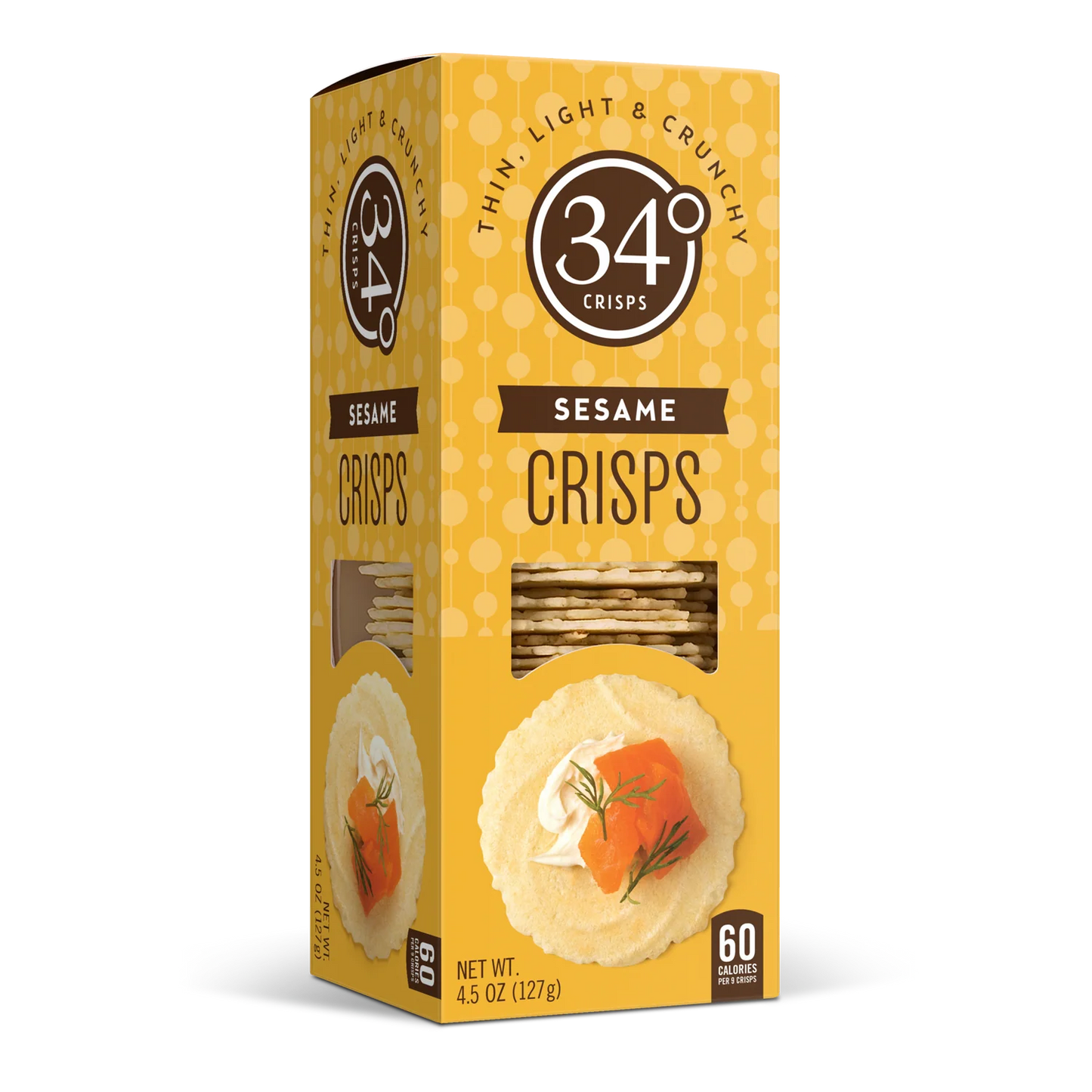 Wholesale 34 Degrees Sesame Crisps- Bulk