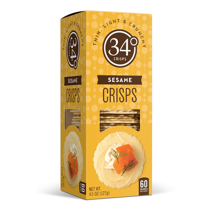 Wholesale 34 Degrees Sesame Crisps- Bulk