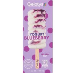 Wholesale Gelatys Yogurt Blueberry Gelato Pop 2.5 Oz- Bulk