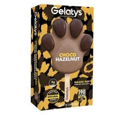 Wholesale Gelatys Chocolate Hazelnut Gelato Pop 3 Oz- Bulk
