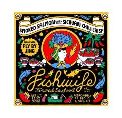 Wholesale Fishwife Tinned Seafood Co Smoked Salmon With Sichuan Chili Crisp 3.2 Oz- Bulk