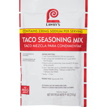 Wholesale Lawry'S Case Msg Free Taco Mix Seasoning- Bulk