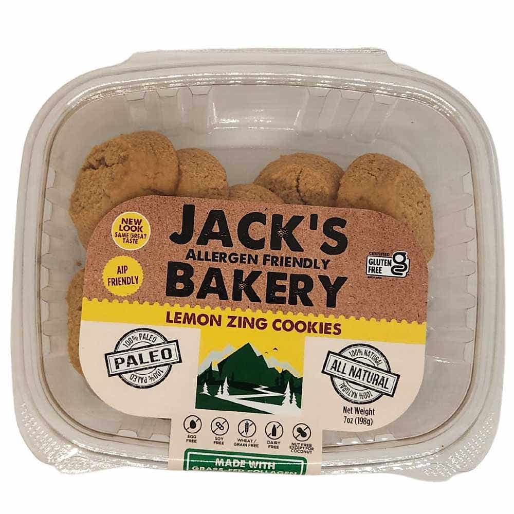 Wholesale Jack’s Allergen Friendly Bakery Lemon Zing Cookies 7 Oz- Bulk