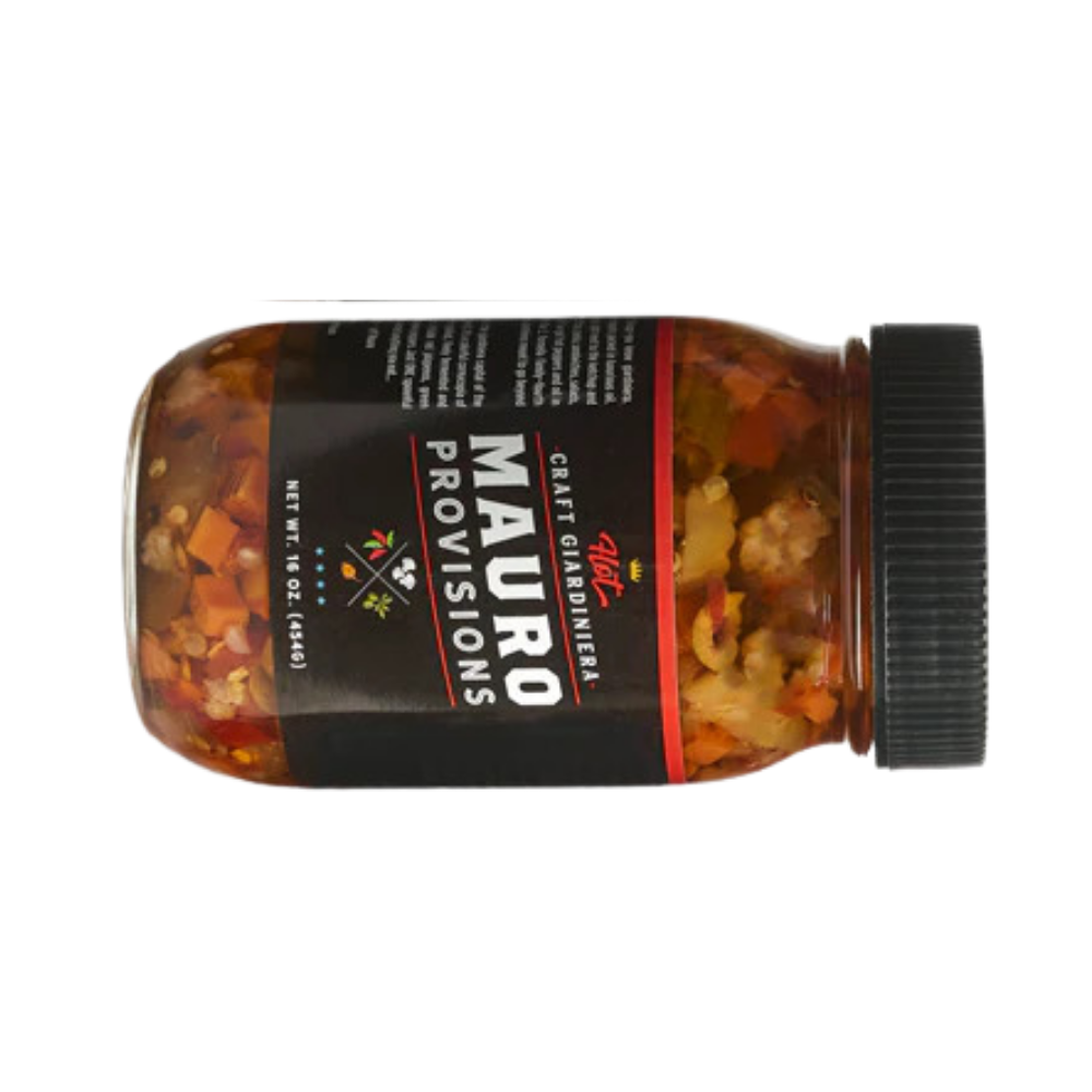 Wholesale Mauro Provsion Hot Giardiniera, 16Oz Jar | 16 oz jar- Bulk