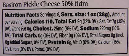 Wholesale Basiron Pickle Gouda 200G- Bulk