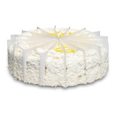 Wholesale Dogwood Dessert Lemon Coconut Cake 16 Slices- Bulk