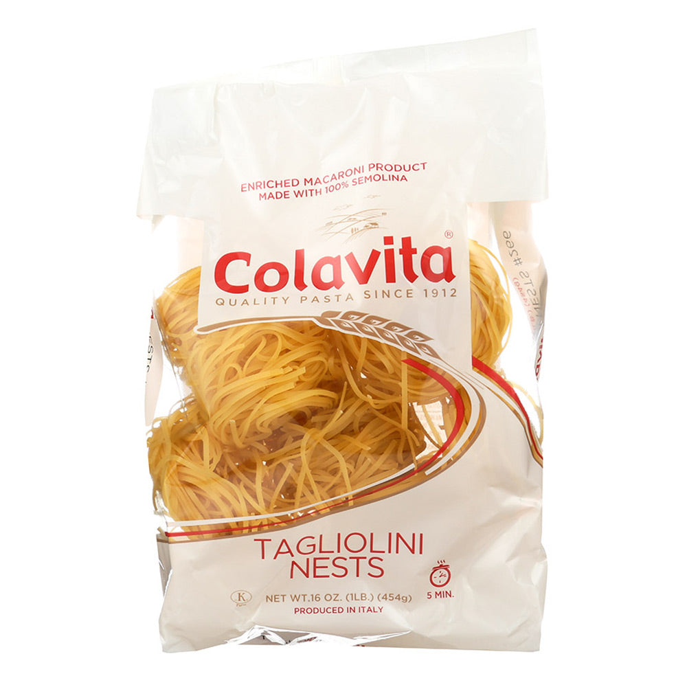 Wholesale Colavita Case Tagliolini Pasta Nests- Bulk