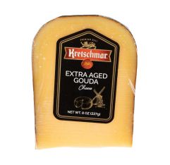 Wholesale Kretschmar Extra Aged Gouda Wedge 8 Oz- Bulk