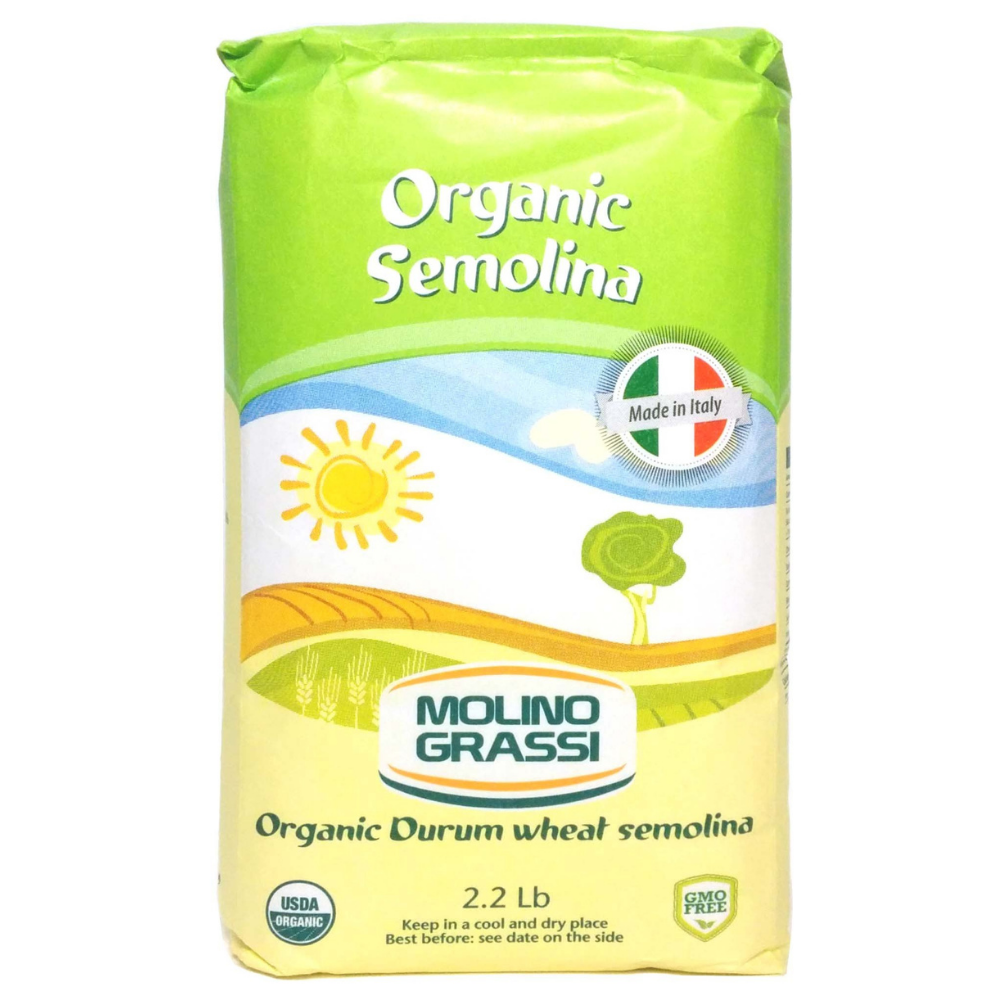 Wholesale Molino Grassi Organic Semolina Ret Flour Closeout | 2.2 lb- Bulk