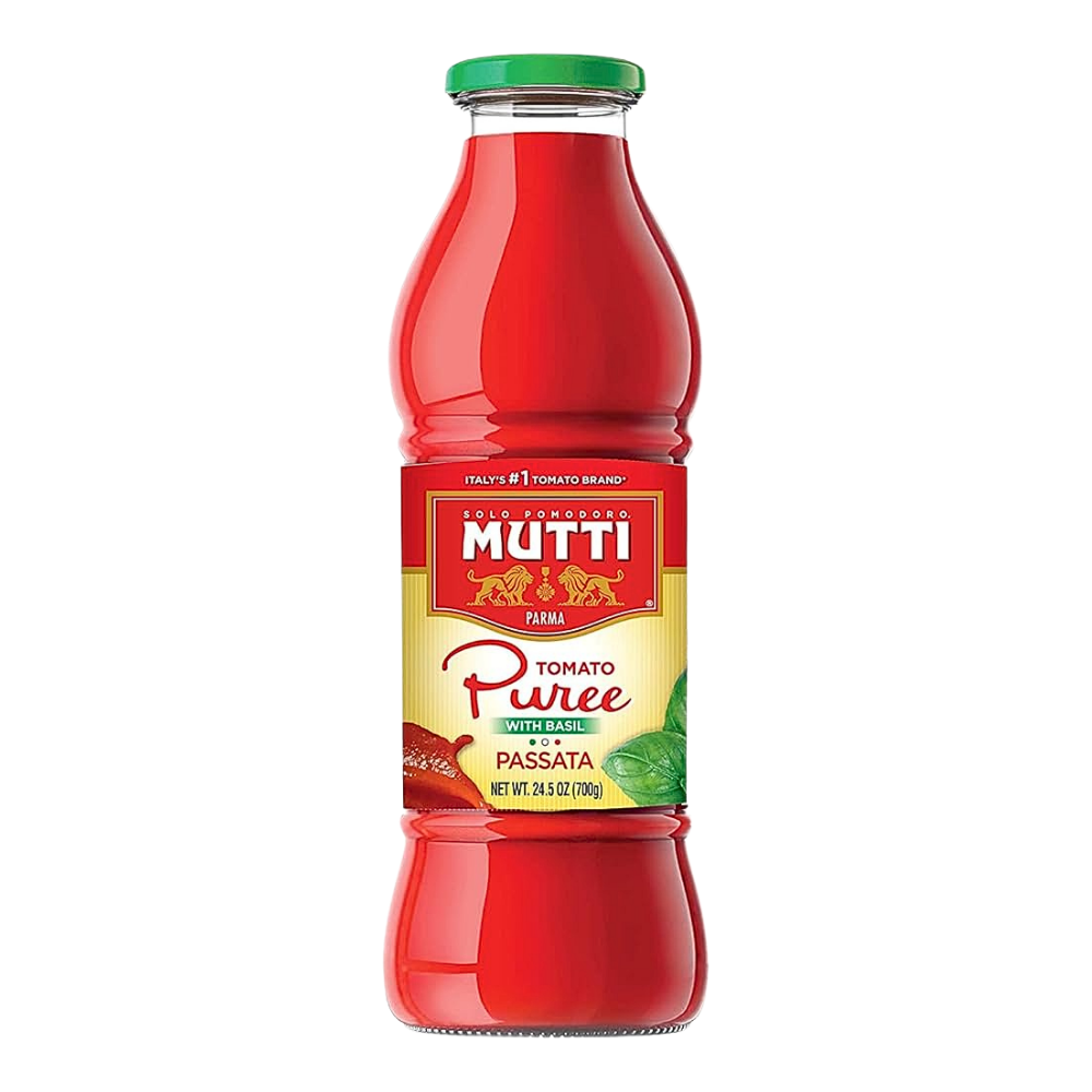 Wholesale Mutti Case Tomato Passata With Basil- Bulk