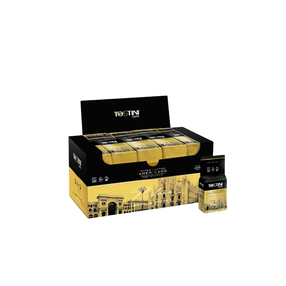 Wholesale Tostini Caffe Case Milano Ground Drip Coffee- Bulk