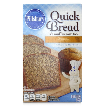 Wholesale Pillsbury Case Quick Banana Bread Mix- Bulk