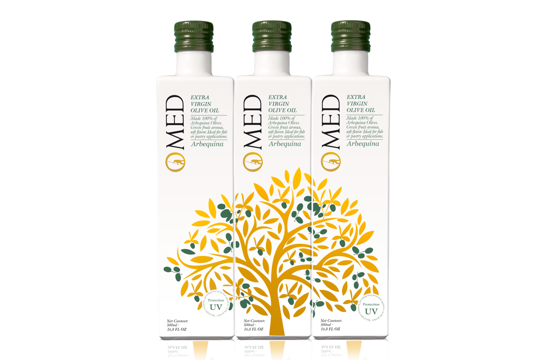 Wholesale Omed Arbequina Evoo 500 Ml- Bulk
