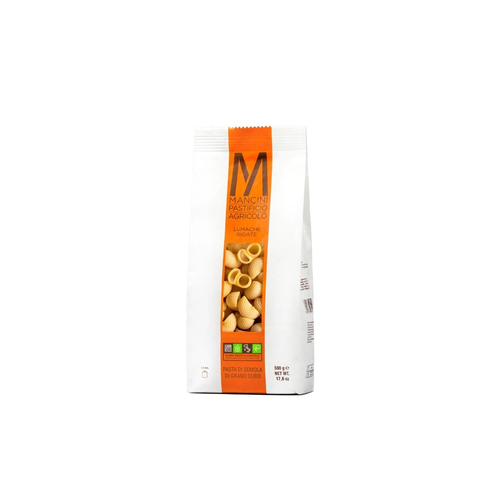 Wholesale Mancini Case Pasta Lumache Rigate- Bulk
