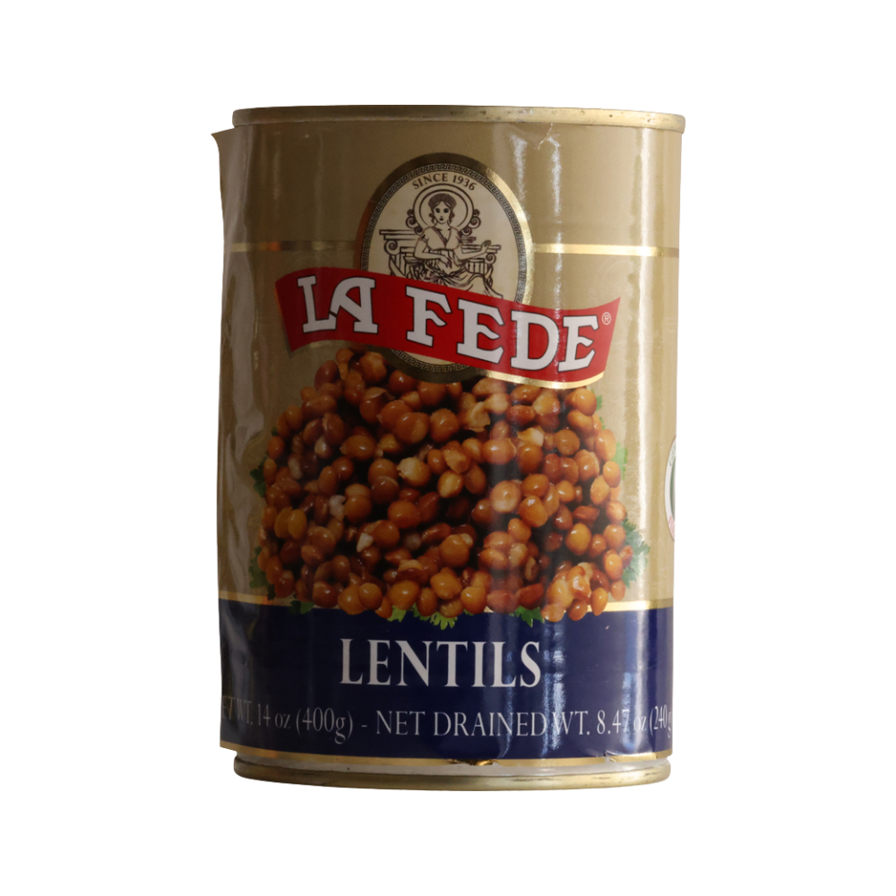Wholesale La Fede Each Italian Lentil Beans 14Oz Can- Bulk