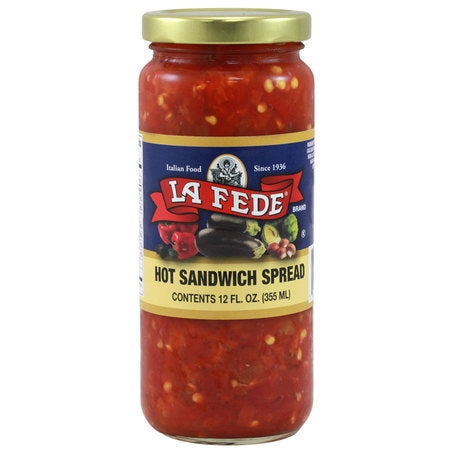 Wholesale La Fede Hot Sandwich Spread | 12 oz- Bulk