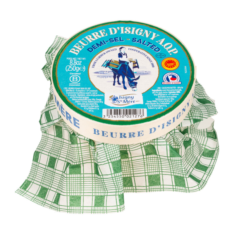Wholesale Isigny Butter Basket Salted- Bulk