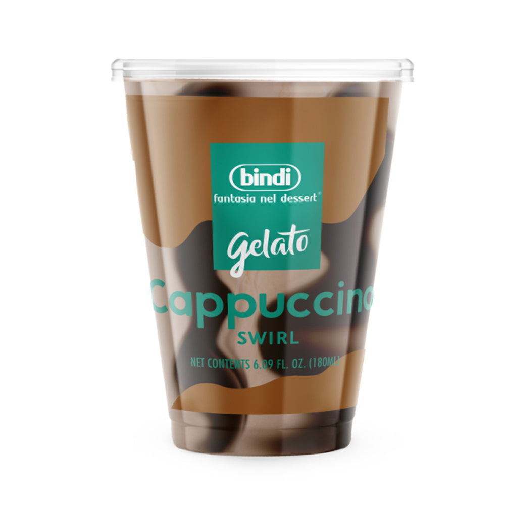 Wholesale Bindi Cappuccino Swirl Gelato | 6 oz- Bulk