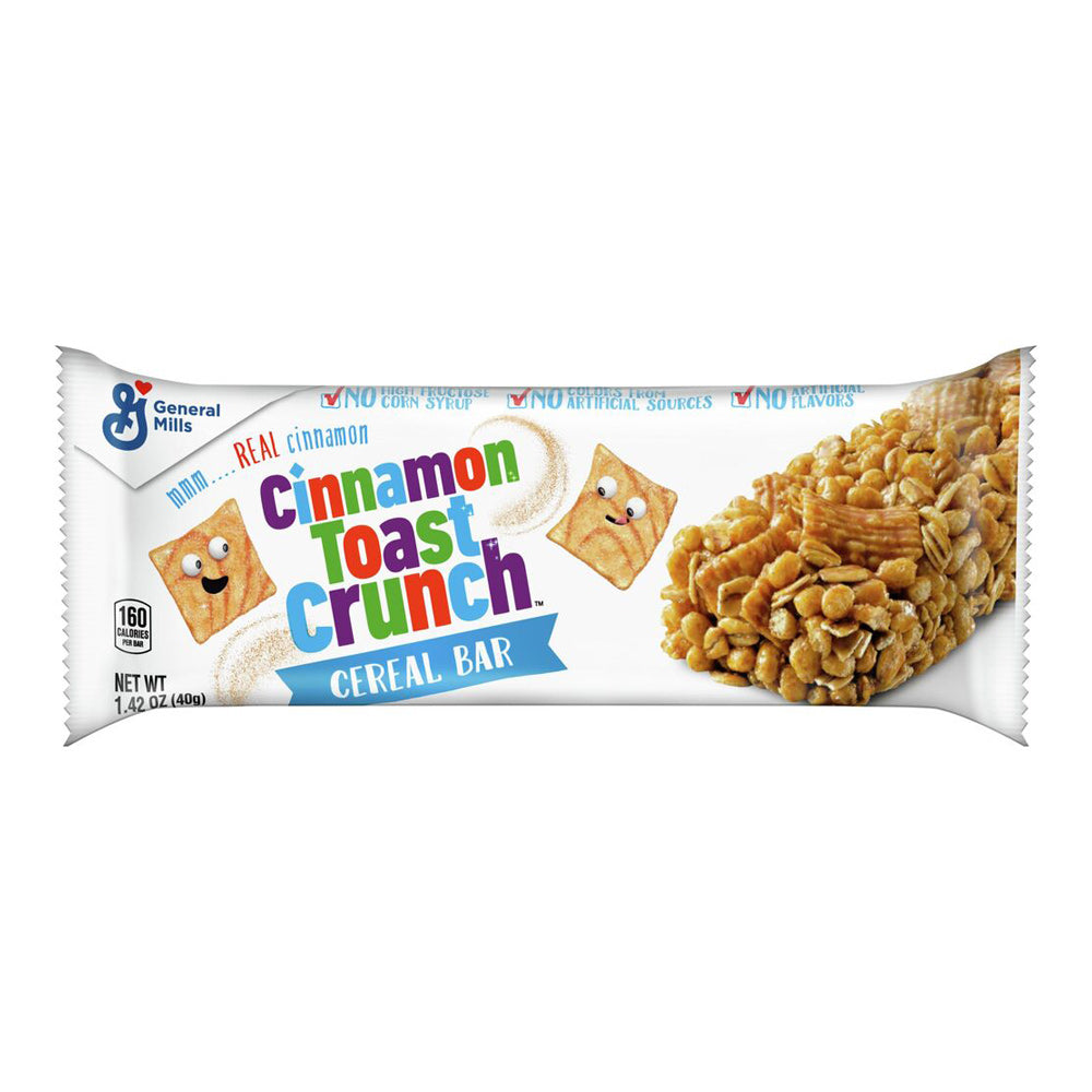 Wholesale General Mills Case Cinnamon Toast Crunch Cereal Bars- Bulk