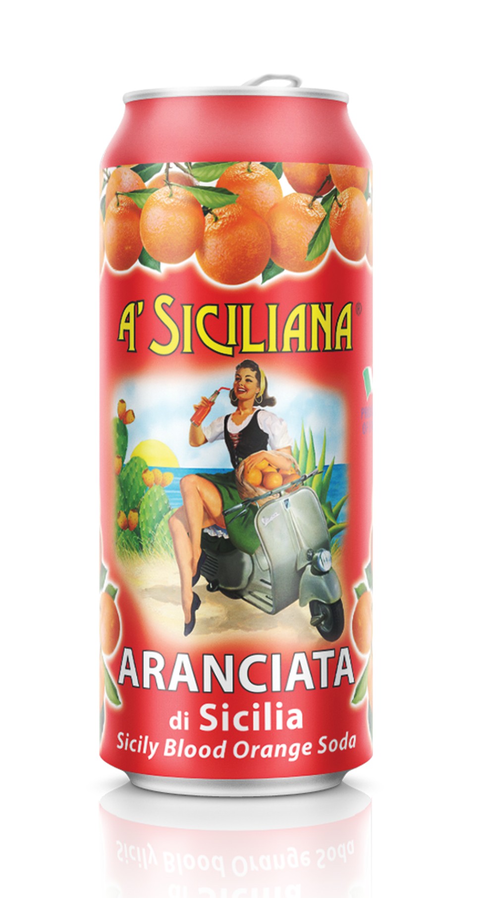 Wholesale Siciliana Blood Orange Soda Cans- Bulk