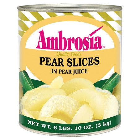 Wholesale BoxNCase Case Sliced Pears In Natural Juice- Bulk