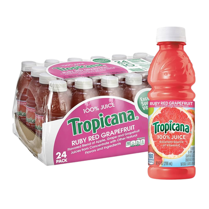 Wholesale Tropicana Case * Ruby Red Grapefruit Juice 10Oz Plastic- Bulk