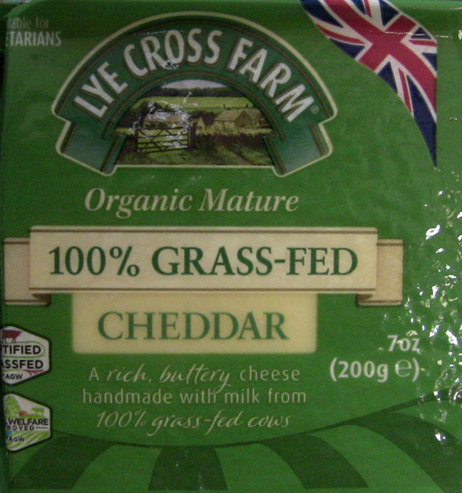 Wholesale Lye Cross Farm Organic Cheddar 7Oz- Bulk