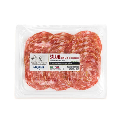 Wholesale Golfera Case Fennel Sliced Salami- Bulk