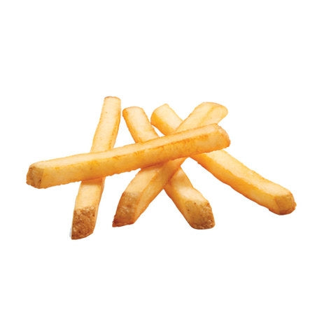 Wholesale Simplot Case 3/8 Inch Skin-On Straight Cut Seasalt Fries- Bulk